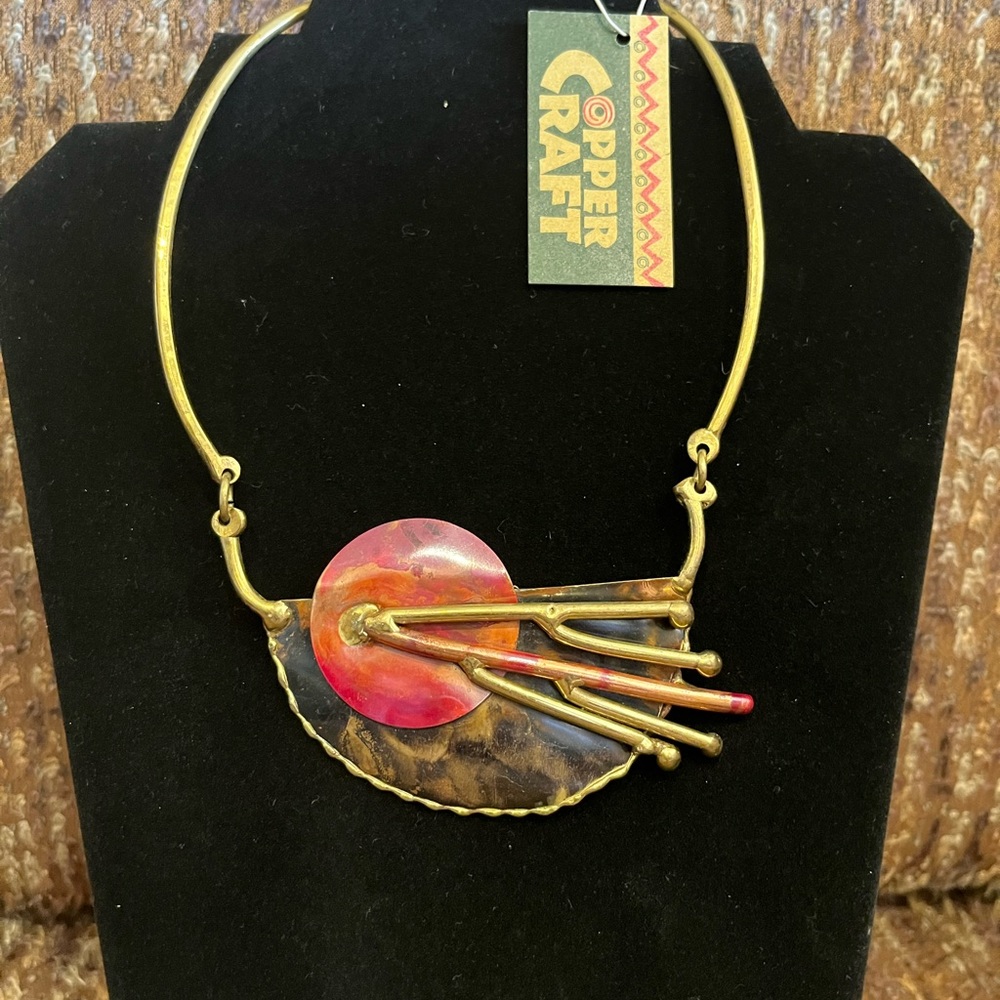 Shimmering Metals necklace